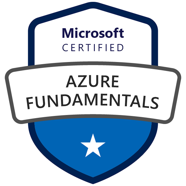 Microsoft Certified AZ-900 Azure Fundamentals Badge